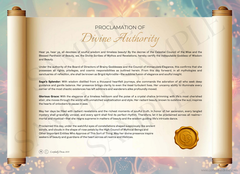 Goddess of Wisdom and Beauty - Radiance