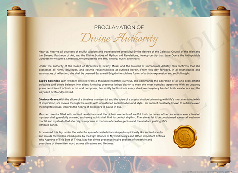 Goddess of Wisdom & Creativity - Radiance