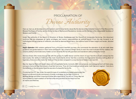 Goddess of Wisdom & Family - Radiance