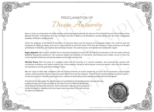 Goddess of Wisdom & Spirituality - Classic