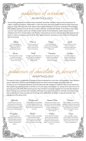 Goddess of Wisdom & Chocolate