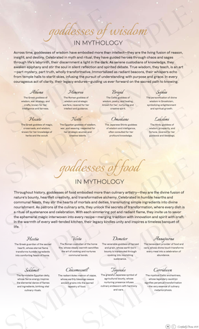 Goddess of Wisdom & Food