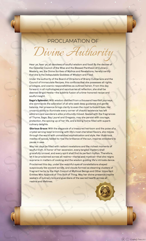 Goddess of Wisdom & Food