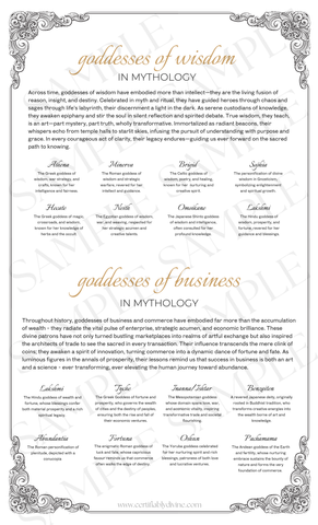 Goddess of Wisdom & Business