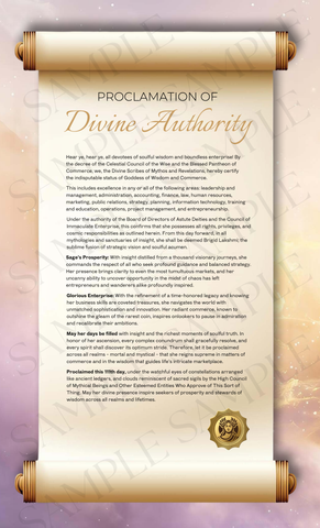 Goddess of Wisdom & Business