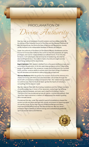 Goddess of Wisdom & Caffeine