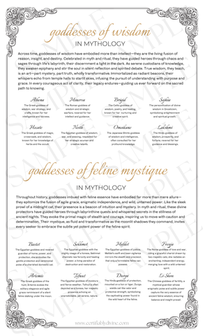 Goddess of Wisdom & Cats