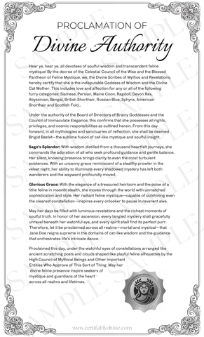 Goddess of Wisdom & Cats