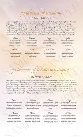 Goddess of Wisdom & Cats