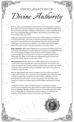 Goddess of Wisdom & Creativity