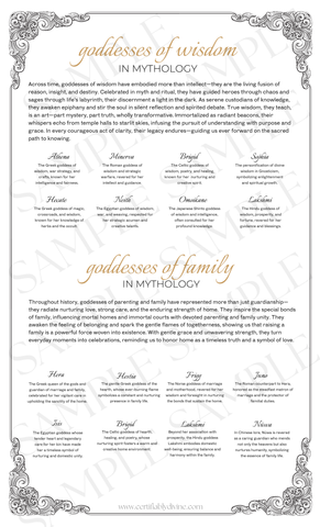 Goddess of Wisdom & Family