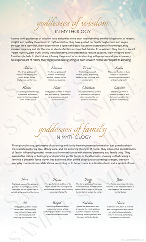 Goddess of Wisdom & Family
