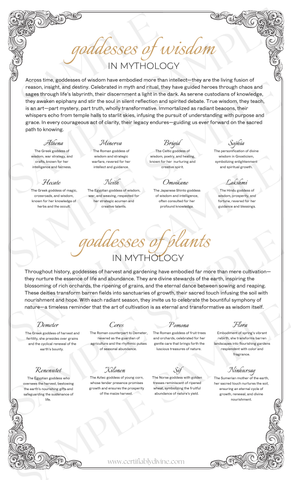 Goddess of Wisdom & Plants