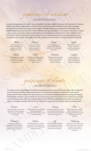 Goddess of Wisdom & Plants