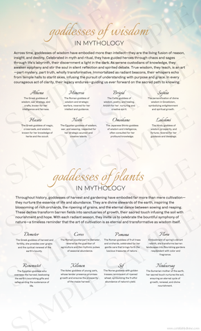 Goddess of Wisdom & Plants