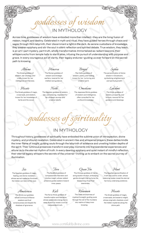 Goddess of Wisdom & Spirituality