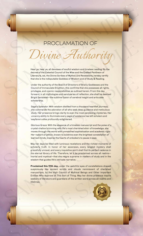 Goddess of Wisdom & Reading