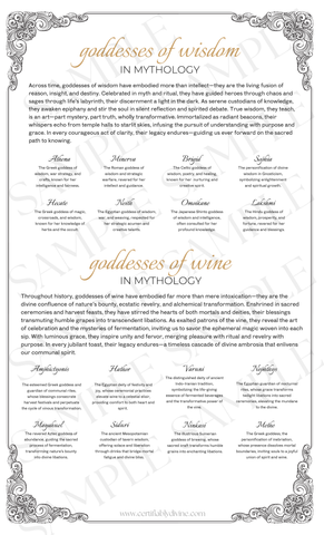 Goddess of Wisdom & Wine