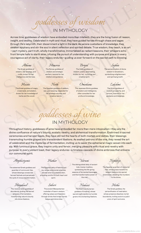 Goddess of Wisdom & Wine