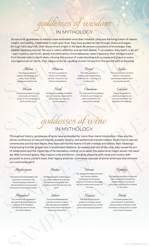 Goddess of Wisdom & Wine