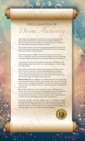 Goddess of Wisdom & Wine